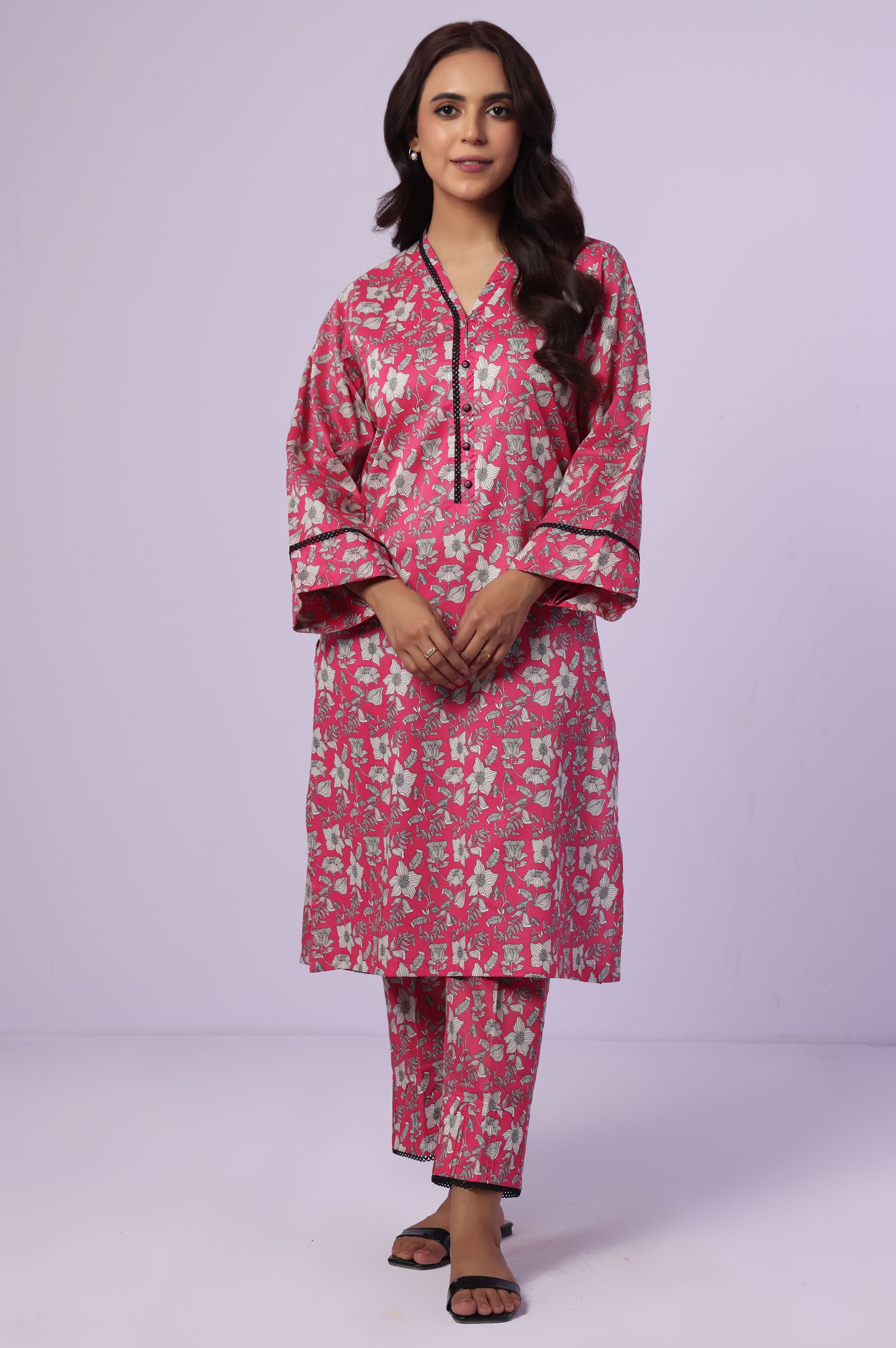 Stitched 2 Piece Printed Lawn Suit